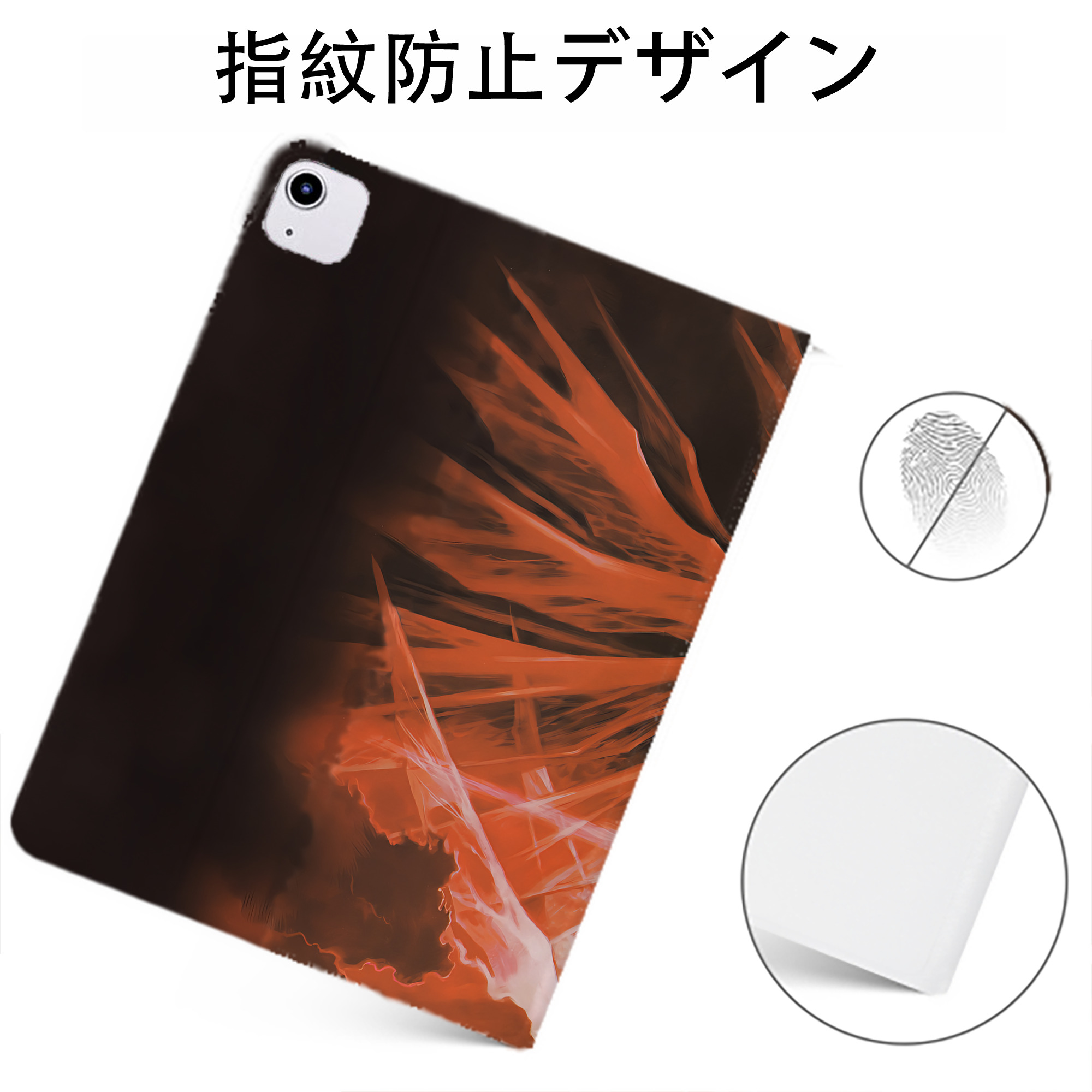 （画像用） EVA 新世紀エヴァンゲリオン IPadケース ペンホルダー付き ブックスタイルデザイン
